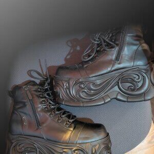 KILLSTAR COSMIC SOULS ANKLE BOOTS BLACK - Women's Sz 11